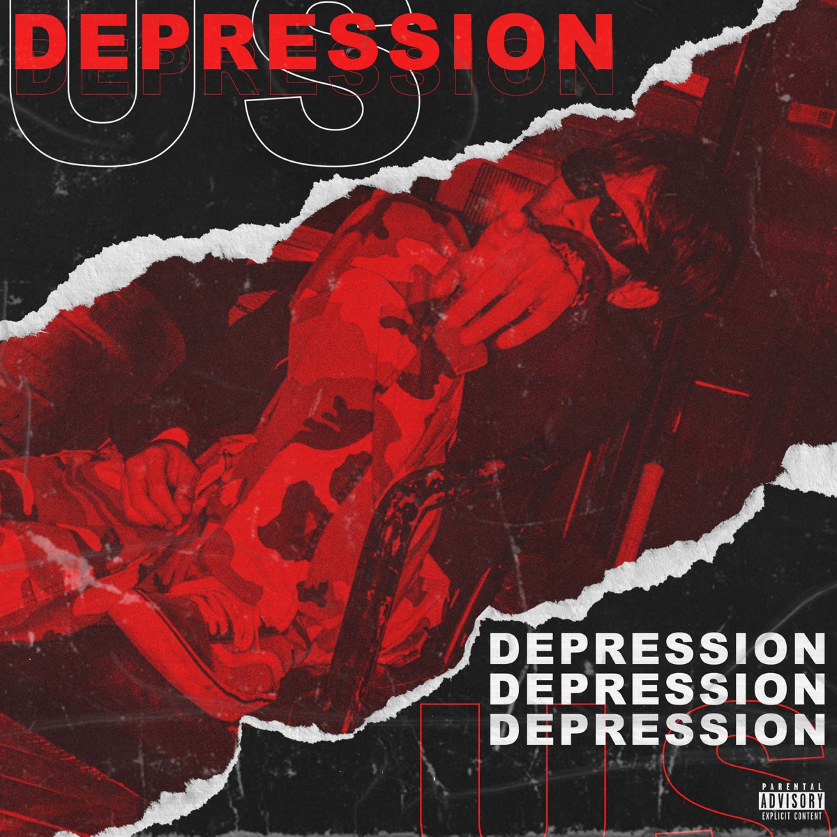 DEPRESSION (feat. Hey Day, RAYSICK & BANKSOUL) - Single by Us album cover