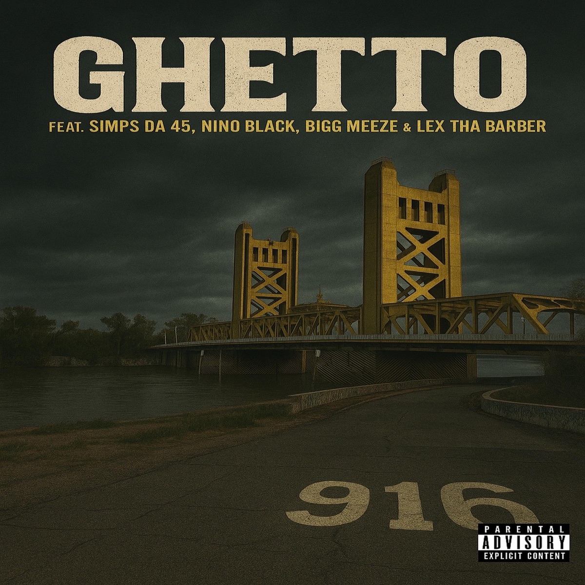 Ghetto (feat. Nino Black, Bigg Meeze, Simps Da 45 & Thurman Lee) - Single by Lex Tha Barber album cover