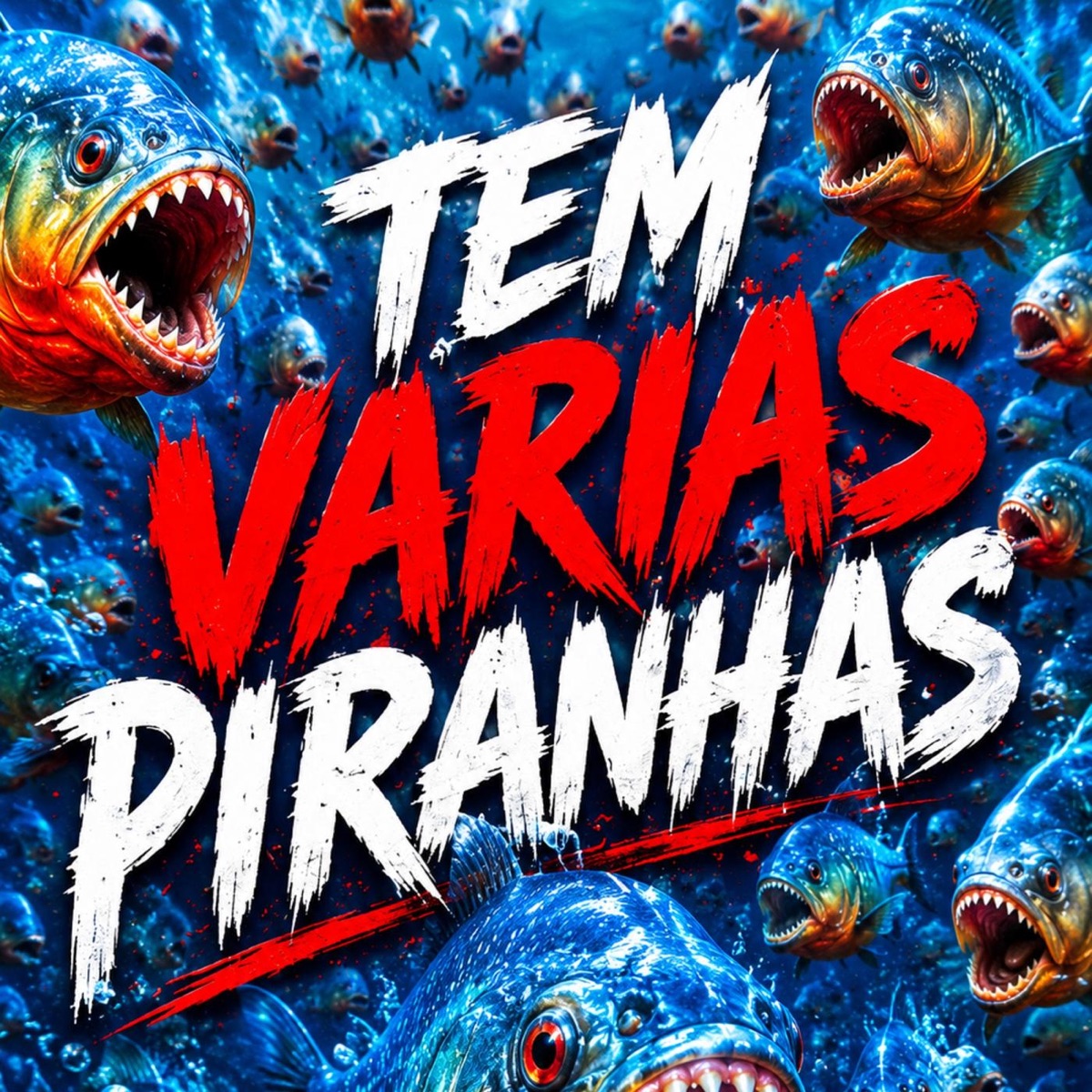 TEM VÁRIAS PIRANHAS. (Live) [feat. mc toma jack & MALUQUINHO] - Single by dj cabelin de vila velha album cover