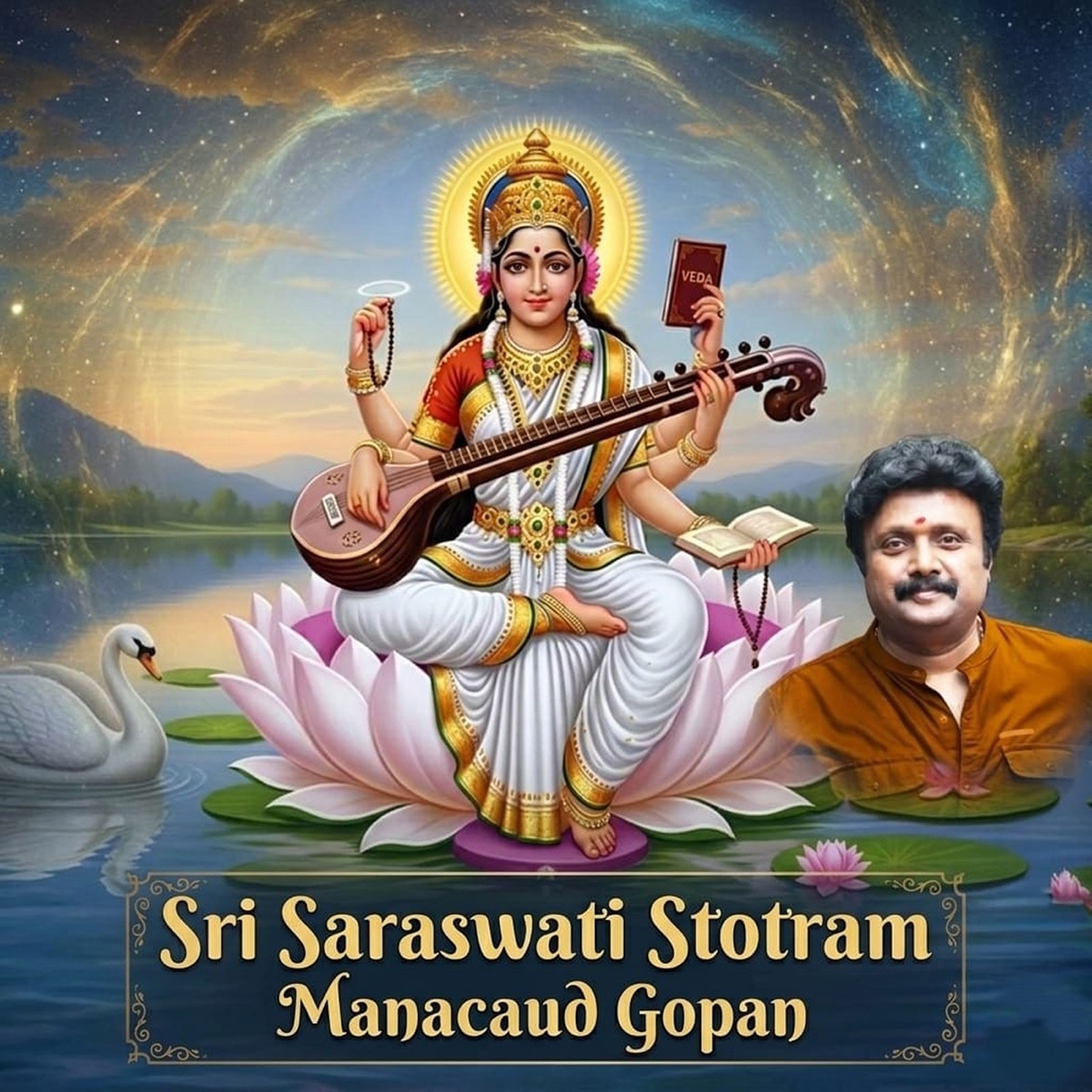 Sri Saraswati Stotram - Single by Manacaud Gopan album cover