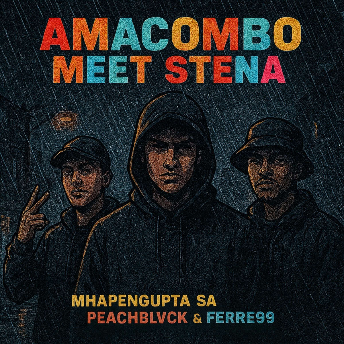 Amacombo Meet Stena - Single by MhapenGupTa SA, PeachBlvck & Ferre99 album cover