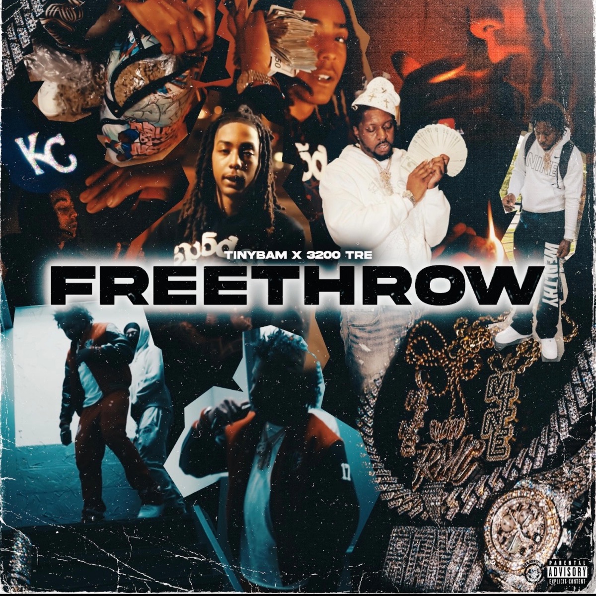 Freethrow (feat. 3200 Tre) - Single by Tinybam album cover
