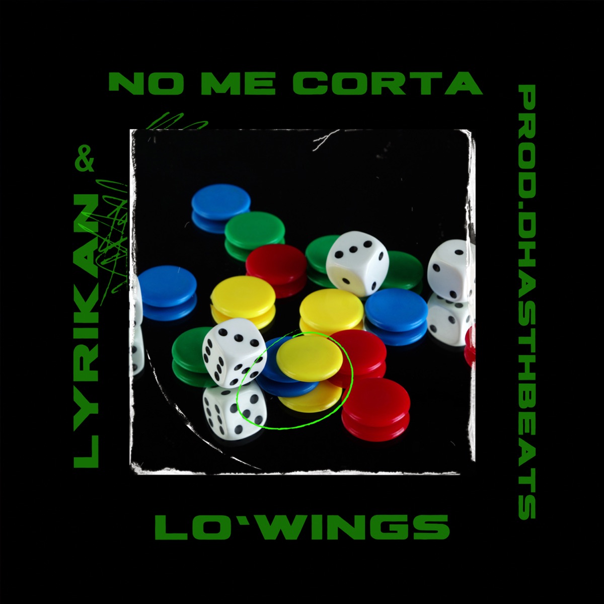No Me Corta Lo'wings - Single by Lyrikan & Dhasthbeats album cover