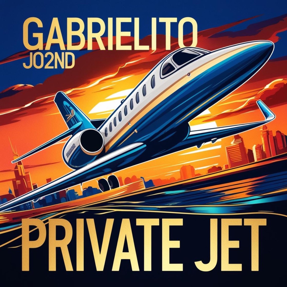 PRIVATE JET - Single by Gabrielito & JO2ND album cover