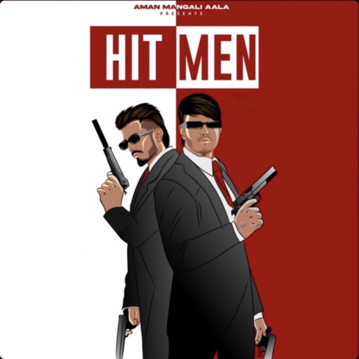 Hit Men - EP by Aman Mangali Aala, RC Magnum & Manish Gaat album cover