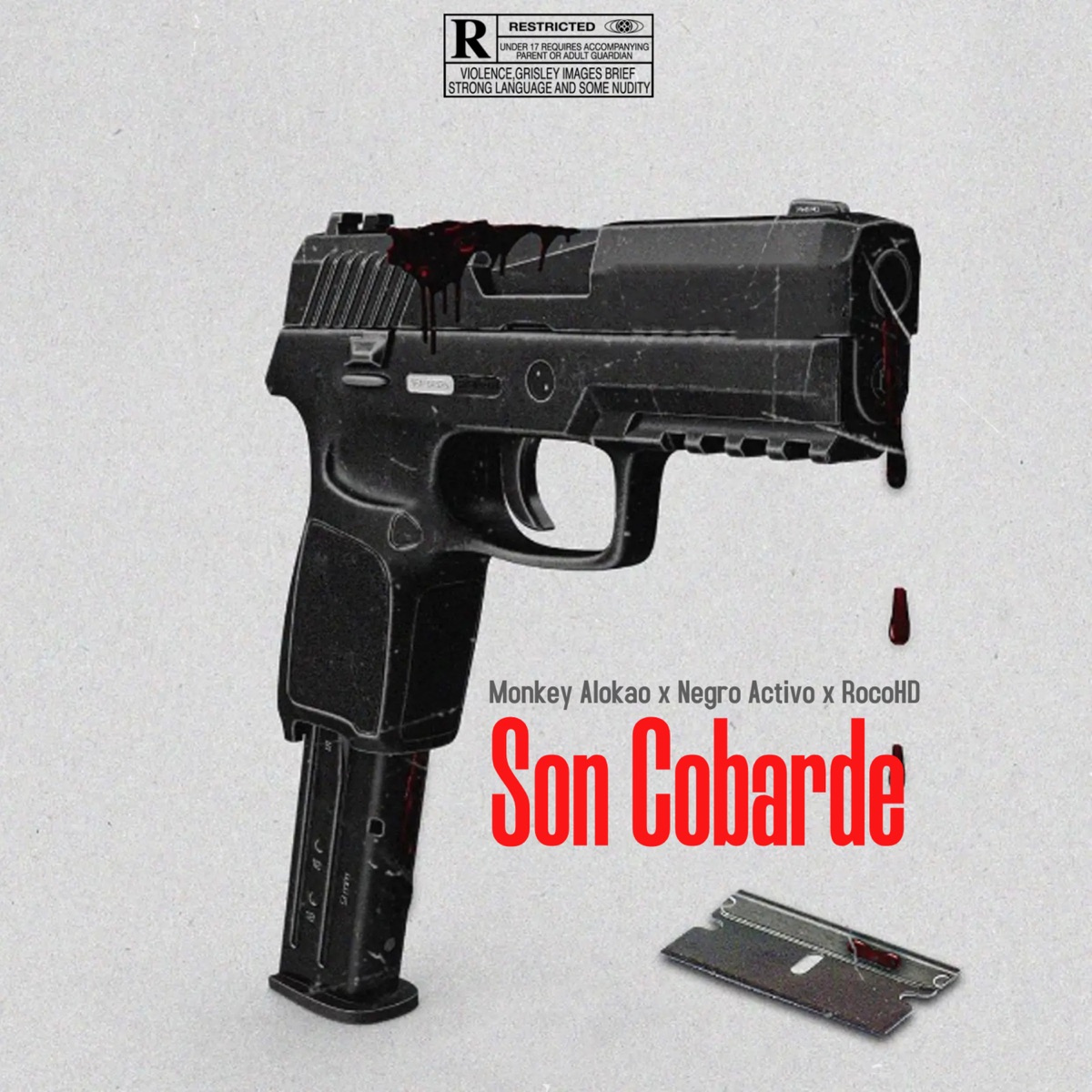 Son Cobarde - Single by RocoHD, Monkey Alokao & Negro Activo album cover