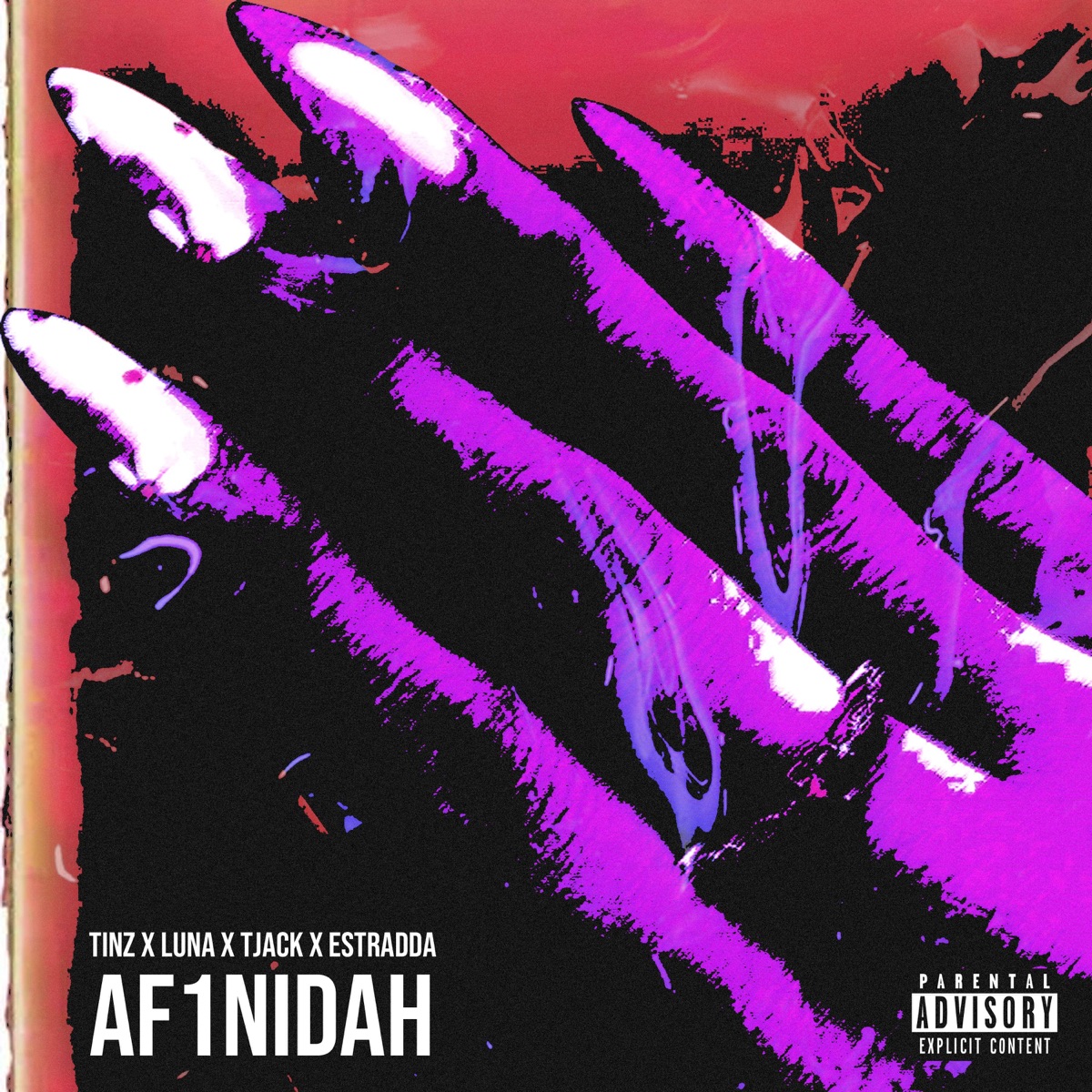AF1NIDAH (feat. Tjack) - Single by Tinz, Alejandro Luna & Estradda album cover