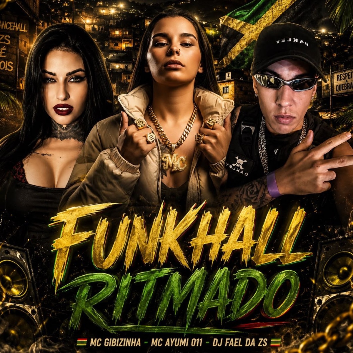 FUNKHALL RITMADO - Single by MC GIBIZINHA, DJ FAEL DA ZS & MC AYUMI 011 album cover