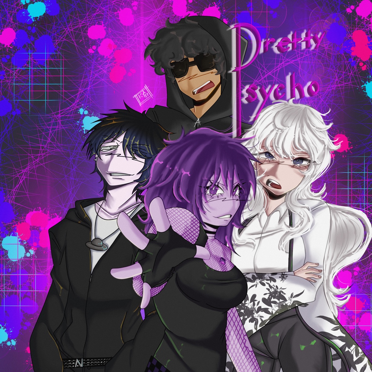 Pretty Psycho! (m1k3yfr & 4lvin remix) - Single by myremedy, m1k3yfr, 4LVIN & n0xarii album cover