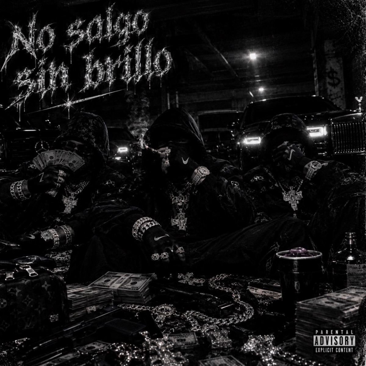 No salgo sin brillo. (feat. AK M4RKO) - Single by KBK & L Diablo album cover