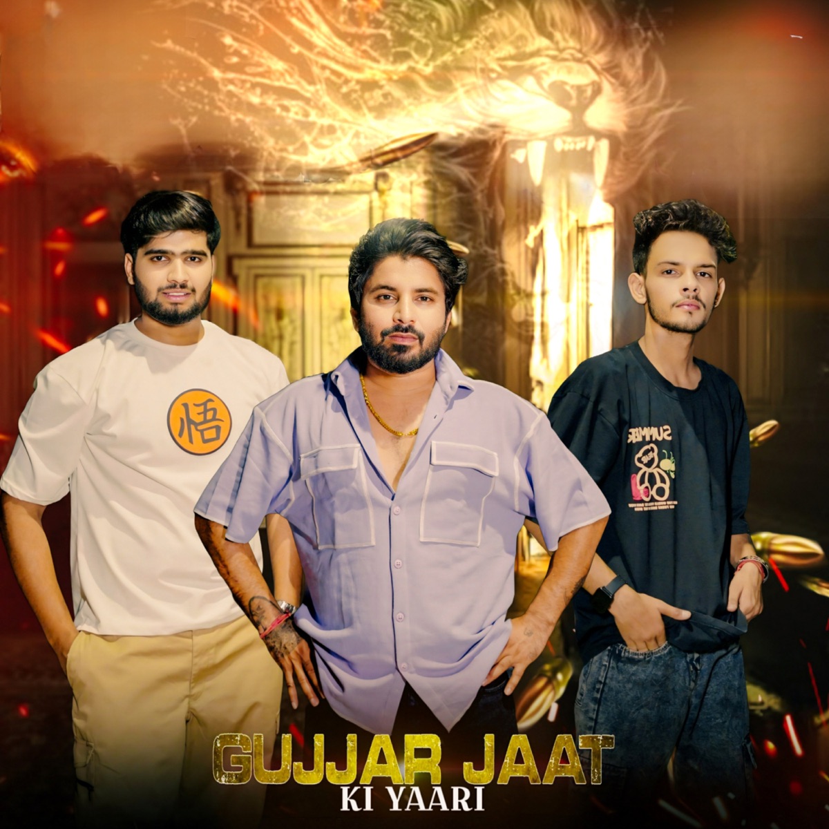 Gujjar Jaat Ki Yaari (feat. Harsh Dedha) - Single by Tushar Jaat, Rohit Sardhana & Harendra Nagar album cover