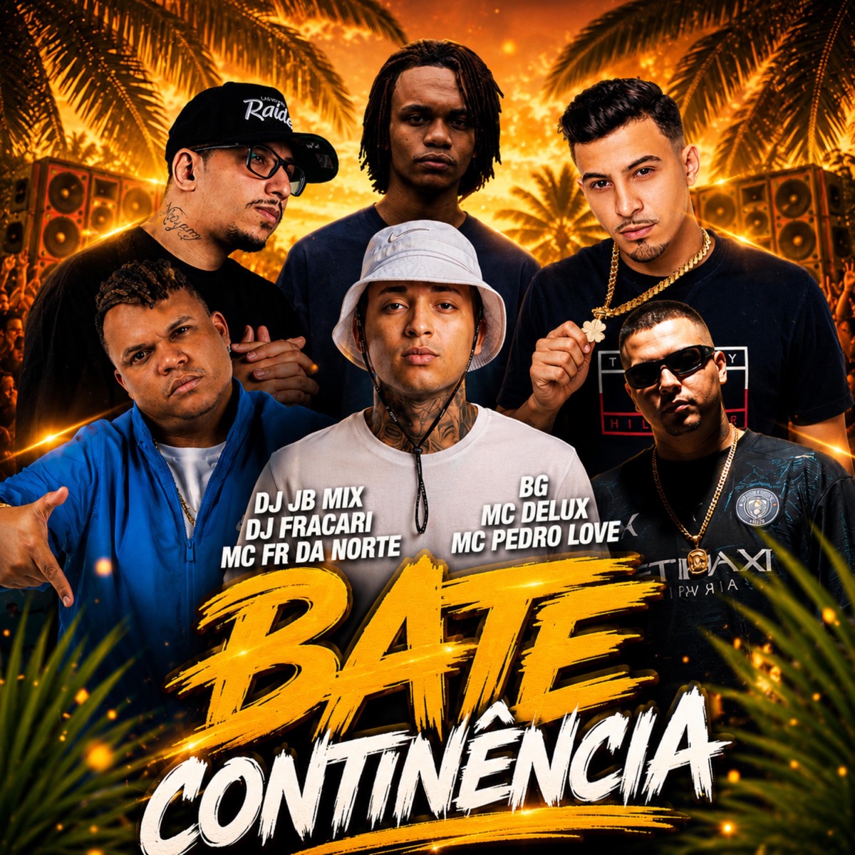 Bate Continência (feat. MC Pedro Love & bg_____________________) - Single by DJ FRACARI, DJ JB Mix, Mc Delux & MC Fr da Norte album cover