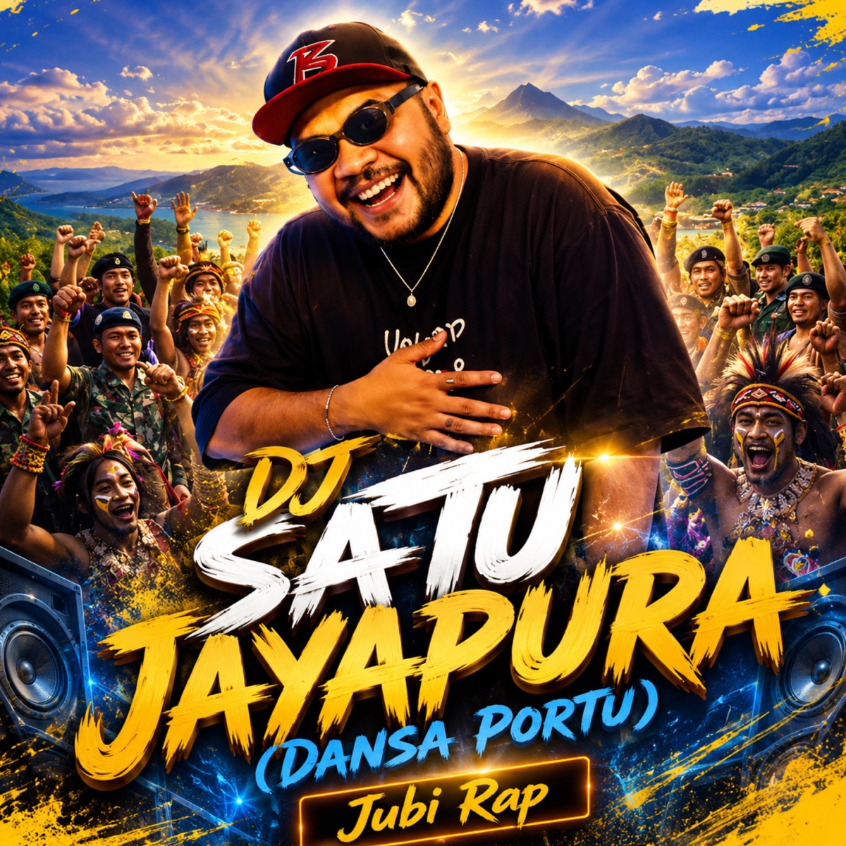 DJ SATU JAYAPURA (DANSA PORTU) [feat. VIKCY RMXR] - Single by Jubi Rap album cover