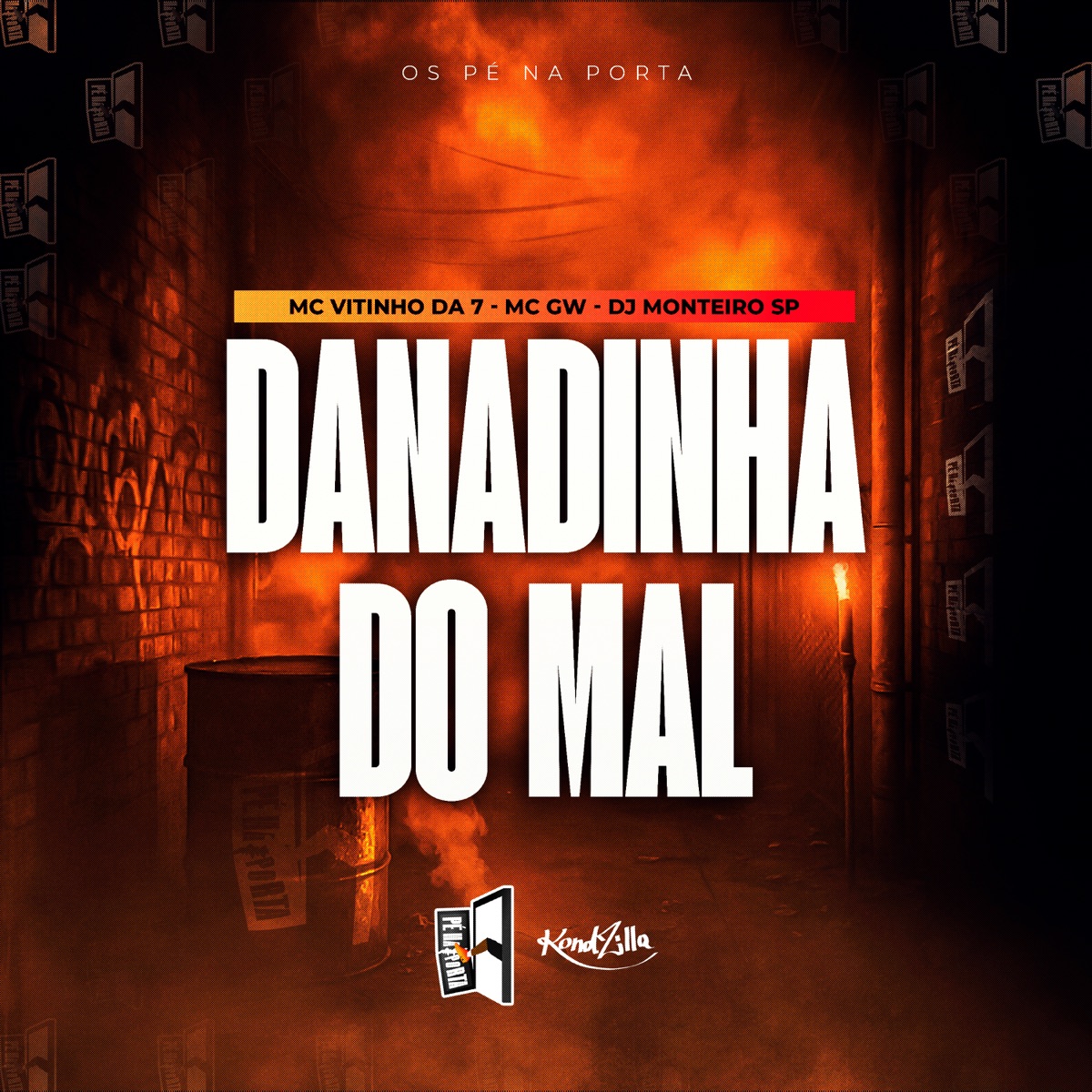 Danadinha Do Mal - Single by MC Vitinho Da 7, Mc Gw & DJ Monteiro SP album cover