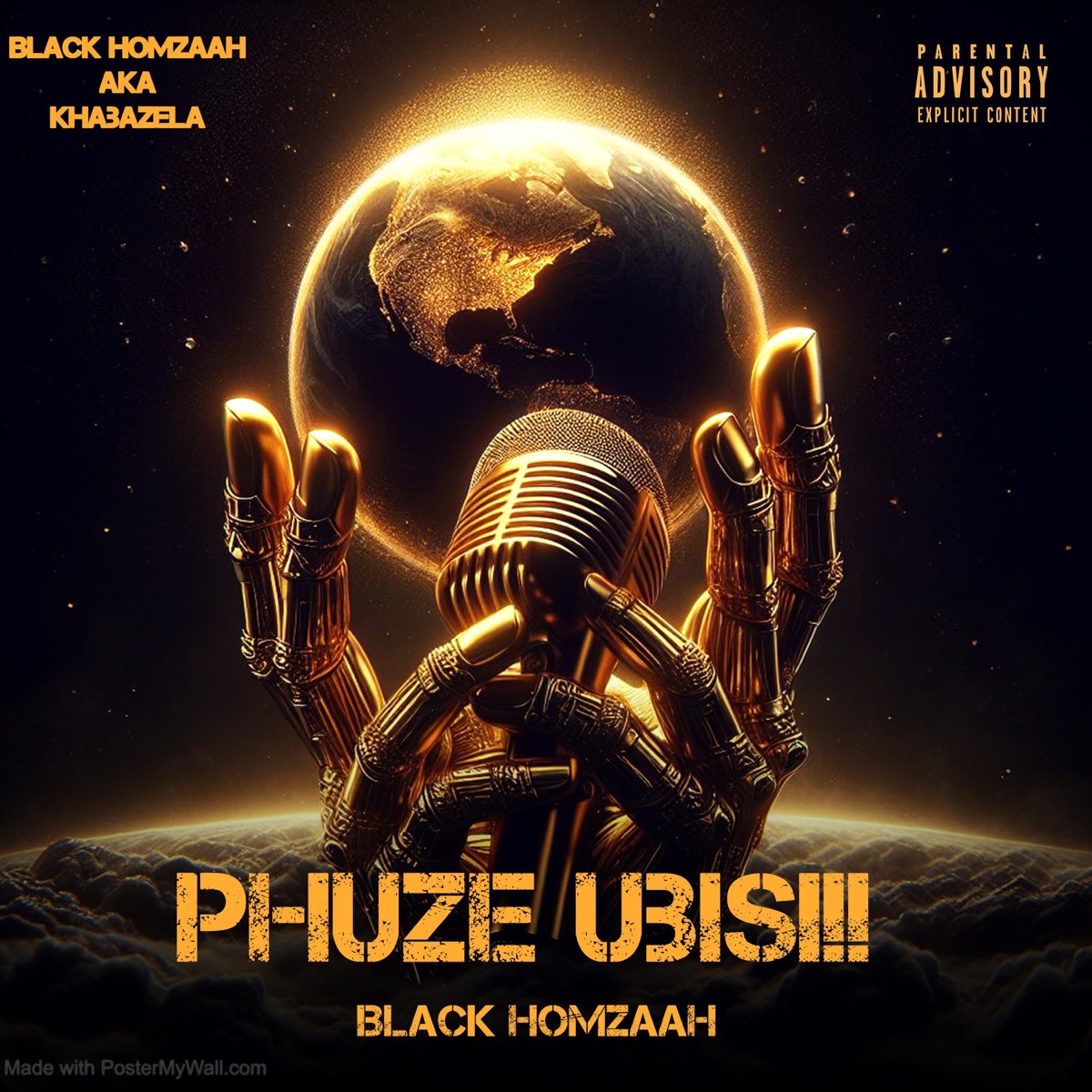 Phuze ubisi!!! (feat. Khabazela) - Single by Black hOmzaah album cover