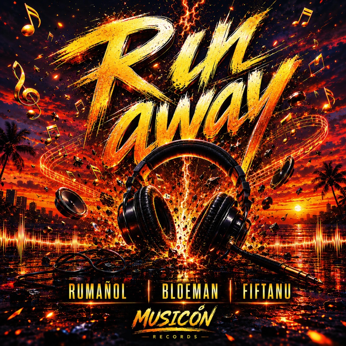 Run Away (feat. Rumañol & Fiftanu) - Single by Bloeman album cover