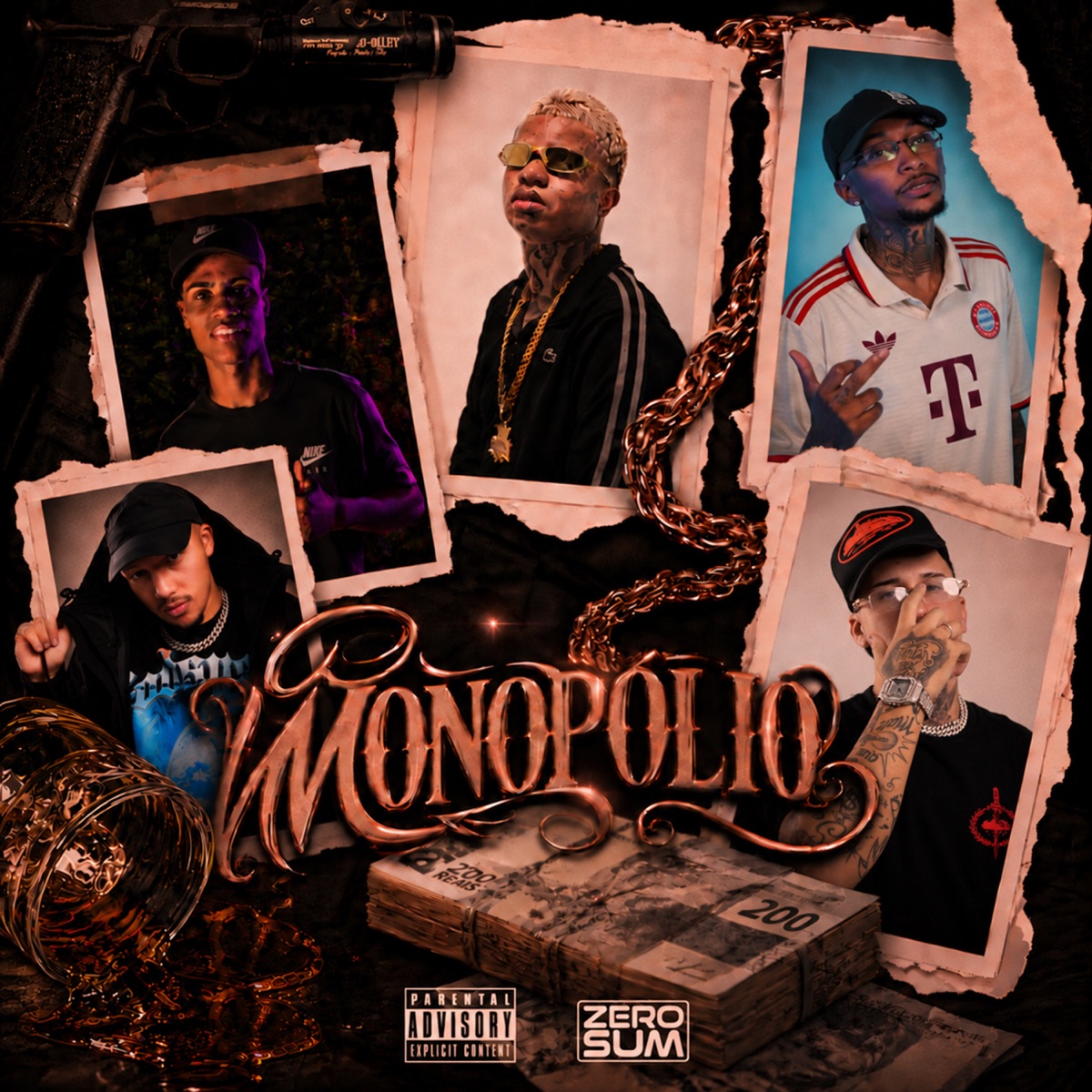 MONOPÓLIO (feat. BRENDON SILVA) - Single by É O Flecha, MC MT da RV, Dejinha & MC MENOR WF album cover