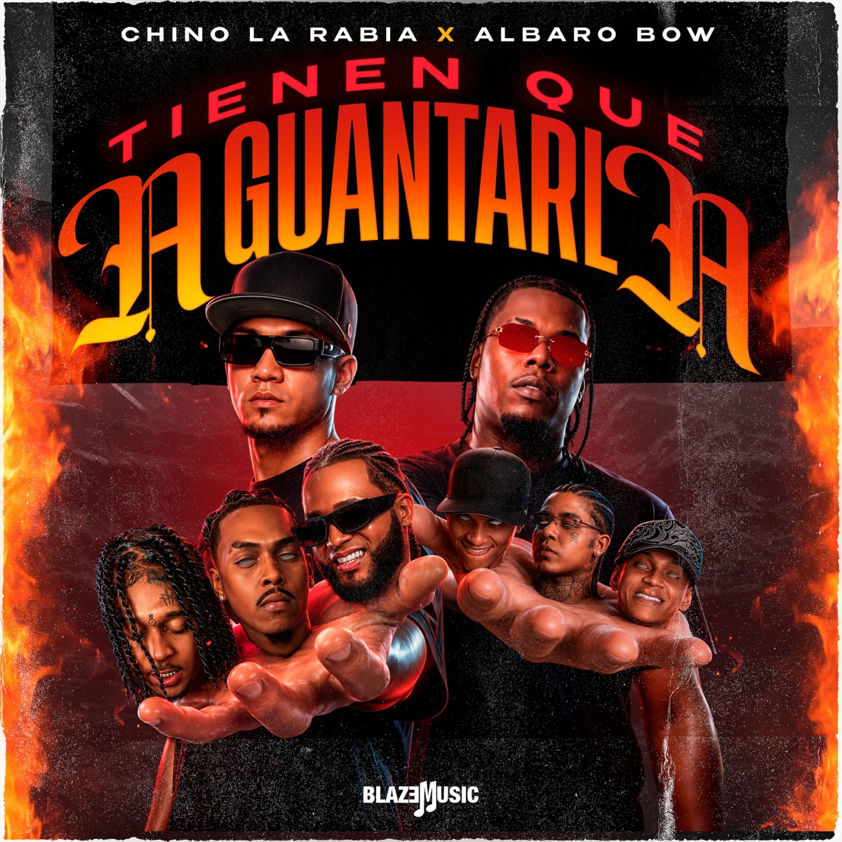 Tienen Que Aguantarla - Single by Chino la Rabia & Albaro Bow album cover