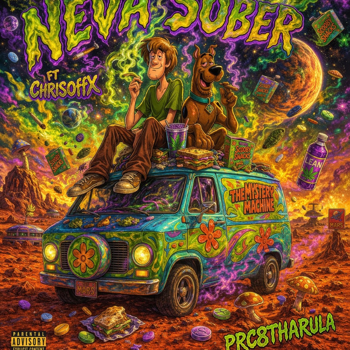 Neva Sober (feat. ChrisOffX) - Single by prc8tharula album cover
