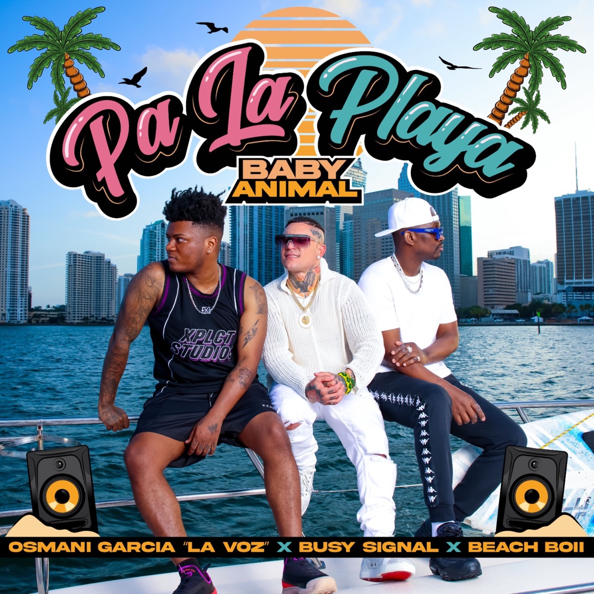 Pa La Playa Baby Animal - Single by Busy Signal, Beach Boii & Osmani Garcia "La Voz" album cover