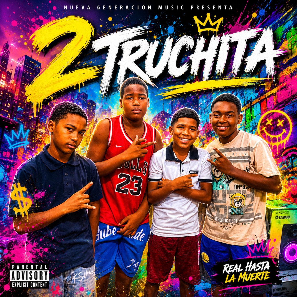 2 TRUCHITA HE - Single by Omar Produciendo album cover