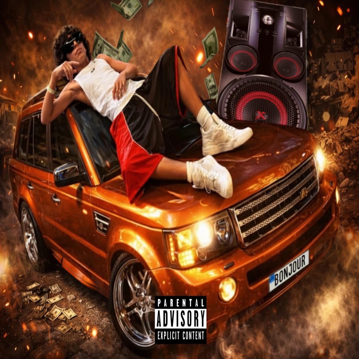 BONJOUR - Single by Hipidow album cover