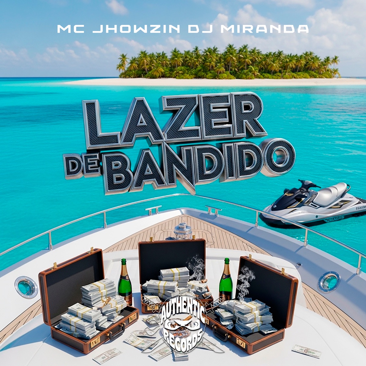 Lazer de Bandido - Single by Dj Miranda & MC Jhowzin album cover