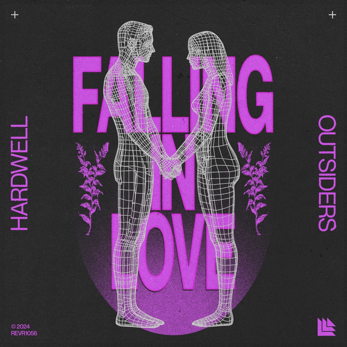 Falling in Love - Single by Hardwell & Outsiders album cover