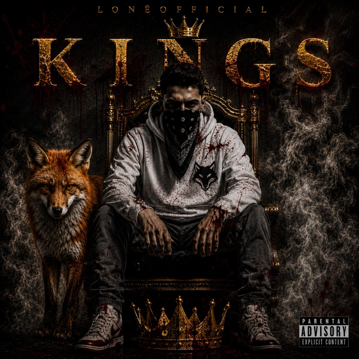 K I N G S - Single by Loňeofficial album cover