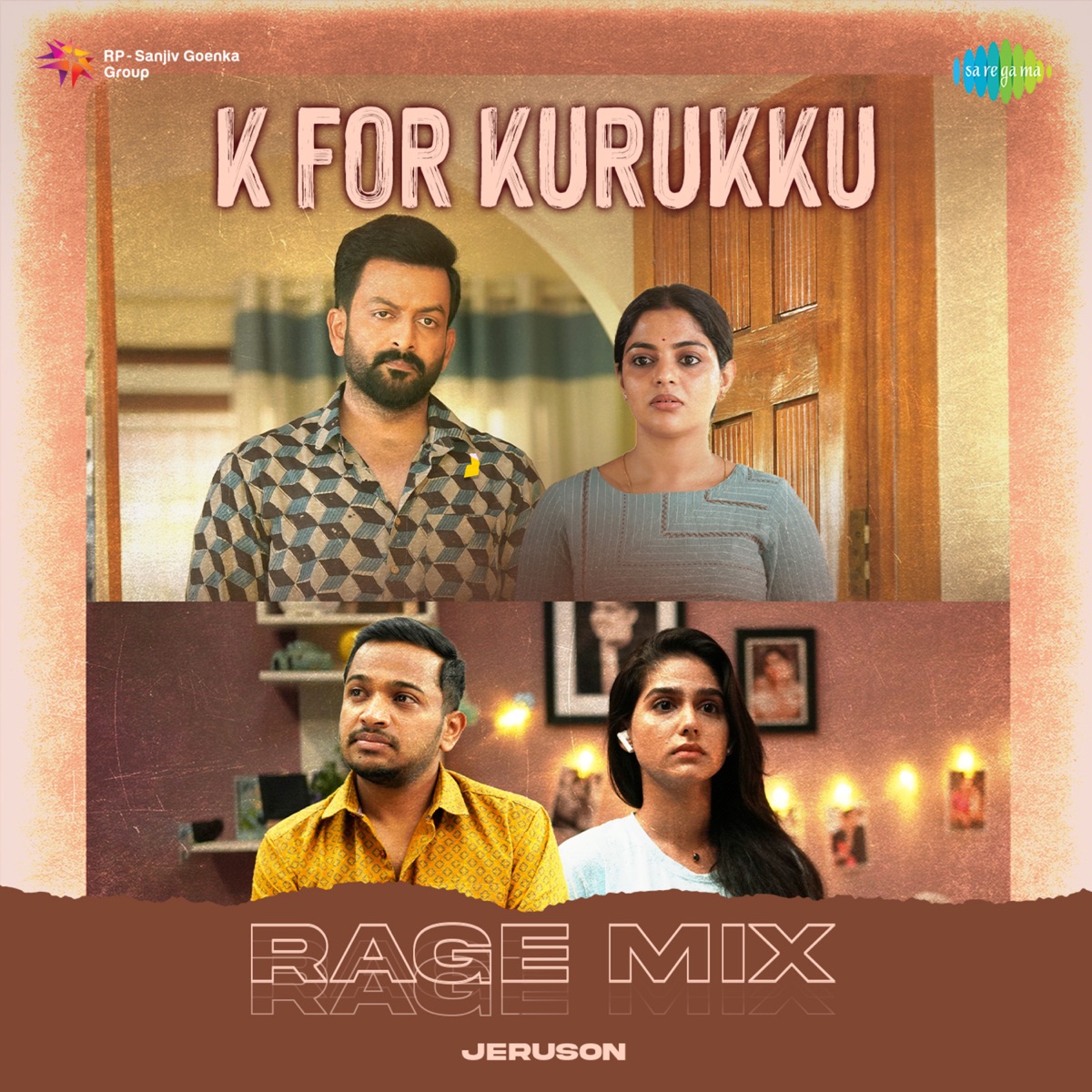 K for Kurukku (Rage Mix) - Single by Dabzee, Rish NK, Ankit Menon & Vinayak Sasikumar album cover