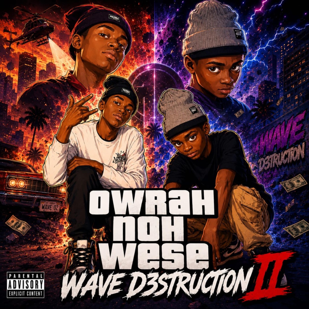Wave D3struction 2 by Wese lese album cover