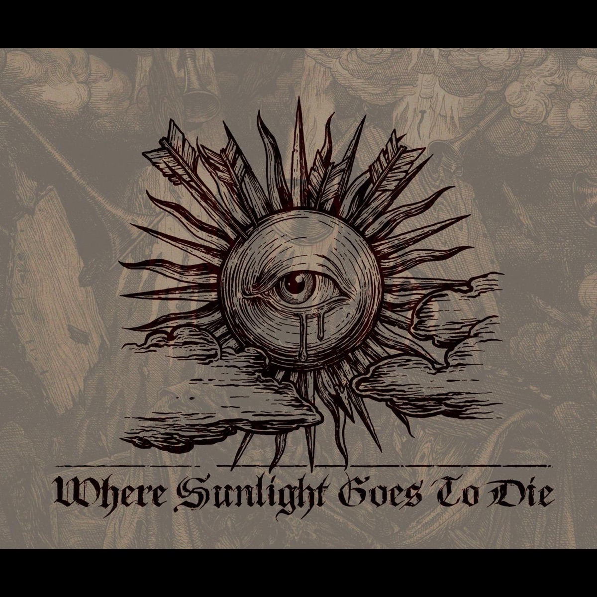 Where Sunlight Goes To Die (feat. Dis Pater) - Single by Pestilential Shadows album cover