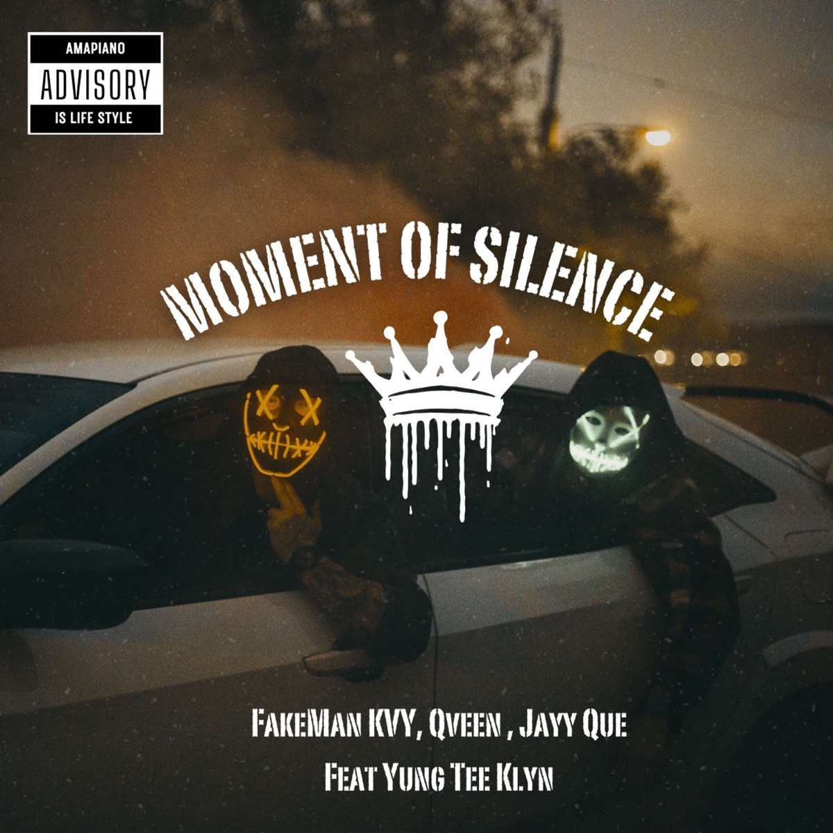 MOMENT OF SILENCE (feat. Young Tee Klyn) - Single by FakeManKVY, Qveen & Jayy Que album cover