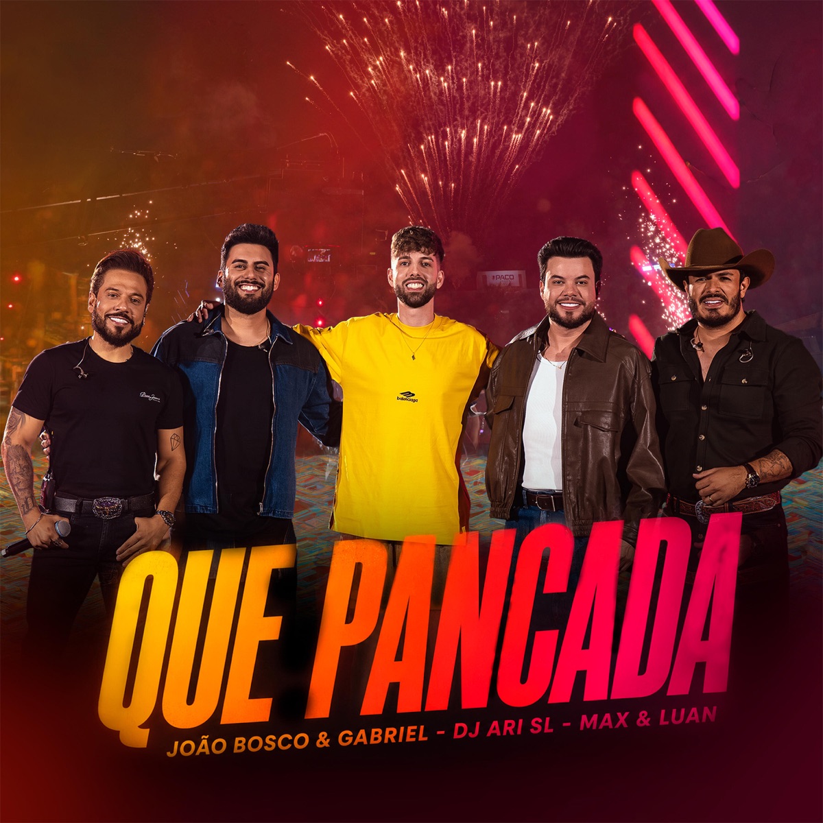 Que Pancada - Single by João Bosco & Gabriel, Max e Luan & DJ Ari SL album cover