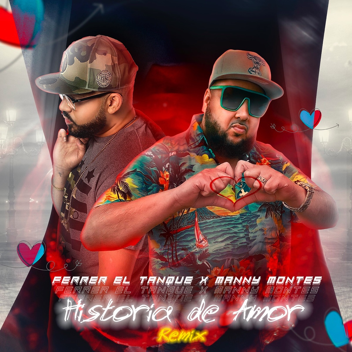 Historia De Amor (Remix) [feat. Manny Montes] - Single by Ferrer El Tanque album cover