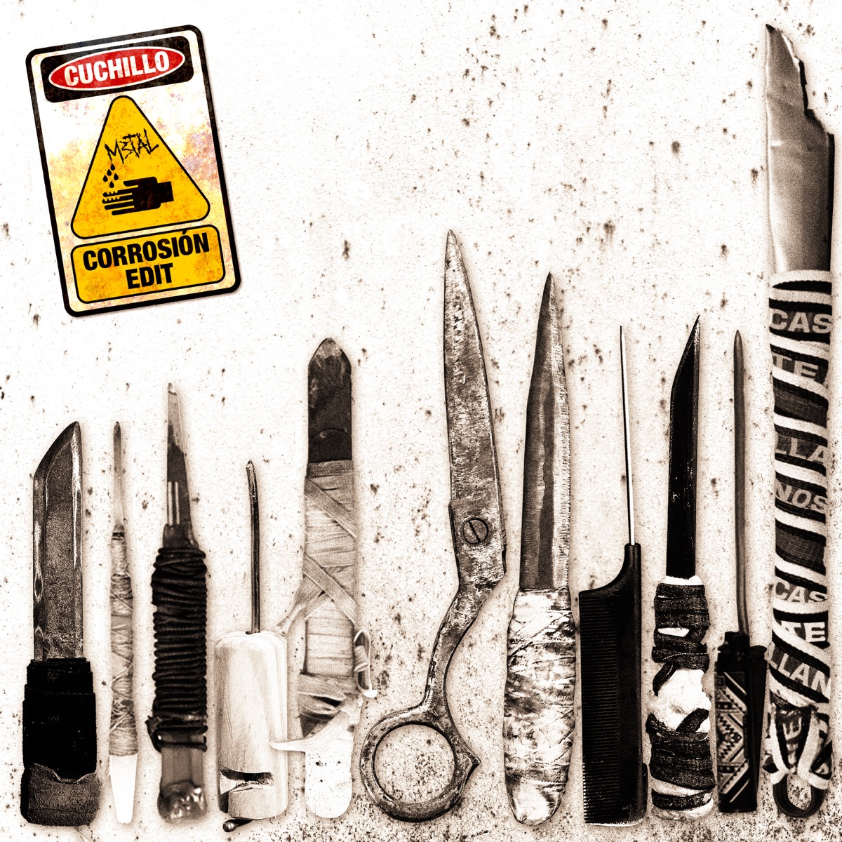 Cuchillo (Corrosión Edit) [feat. 3m5, Nichess One & Lil Supa] - Single by Castellanos album cover