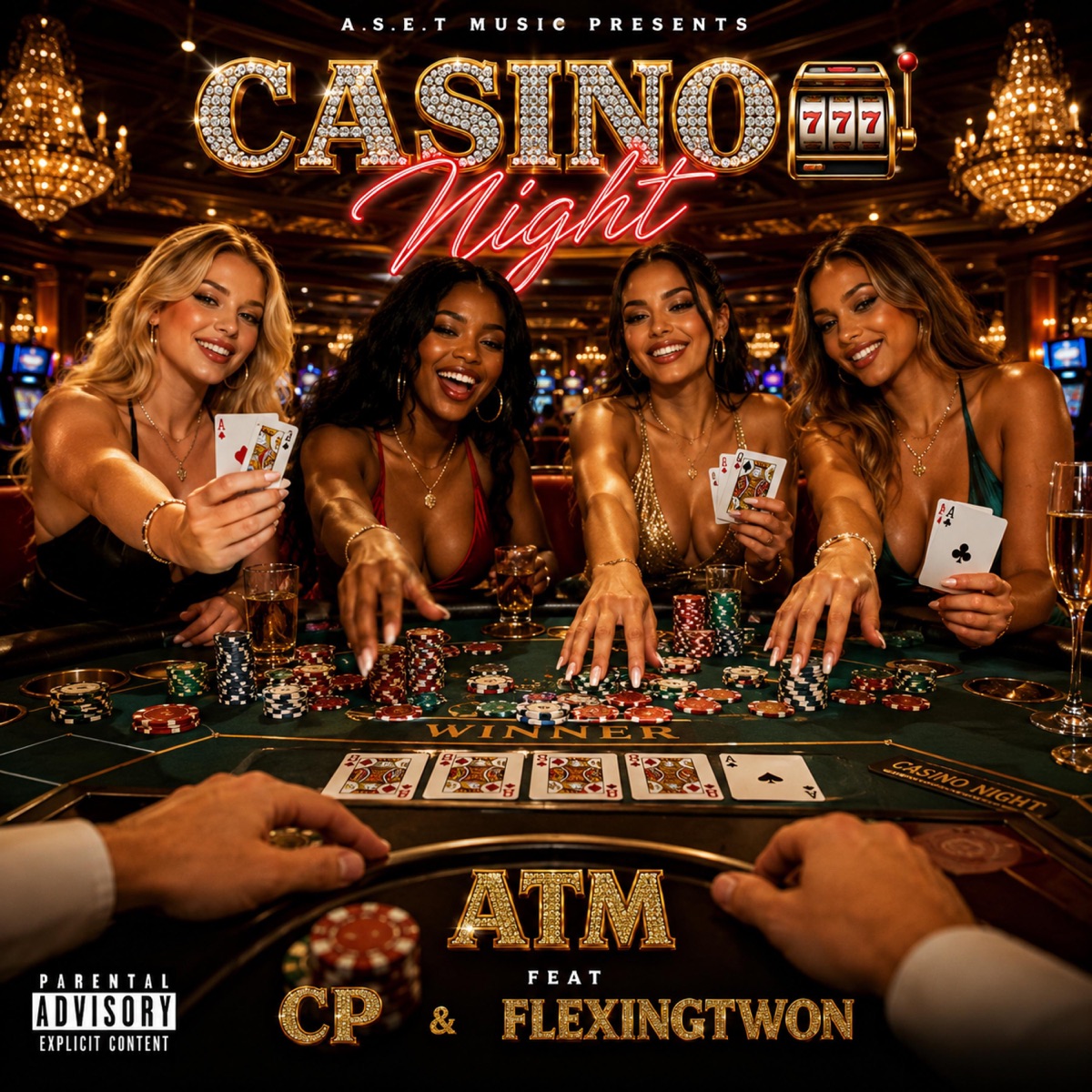Casino nights (feat. ATM & CP) - Single by Flexingtwon album cover