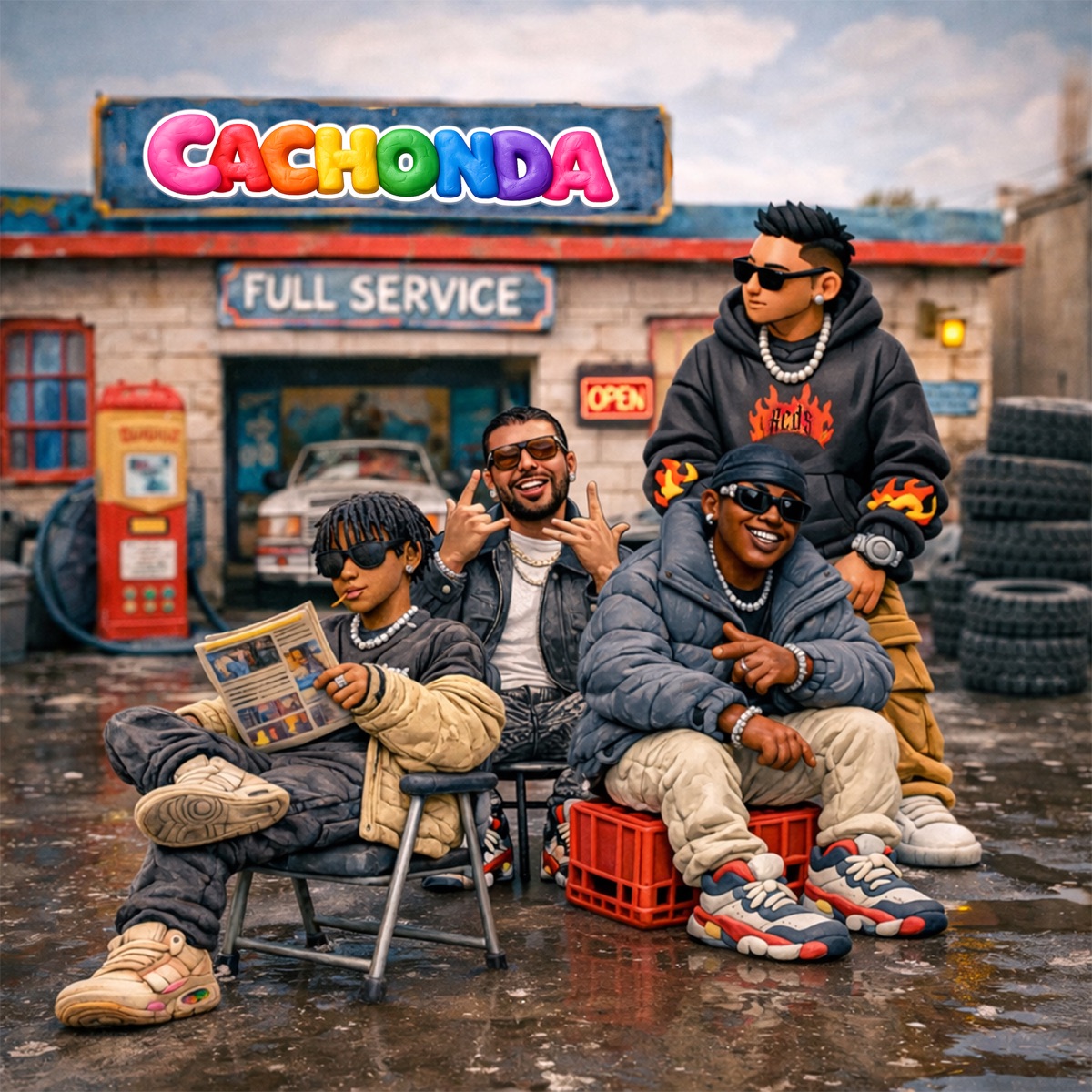 Cachonda - Single by MONZTARS, Young Darast, Aldhrin & L.O.N album cover