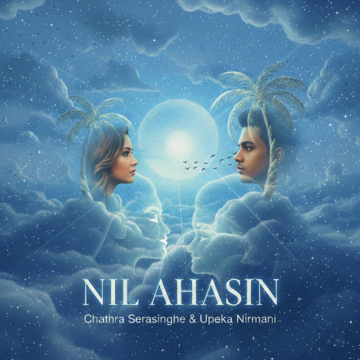 Nil Ahasin (feat. Upeka Nirmani) - Single by Chathra Serasinghe album cover