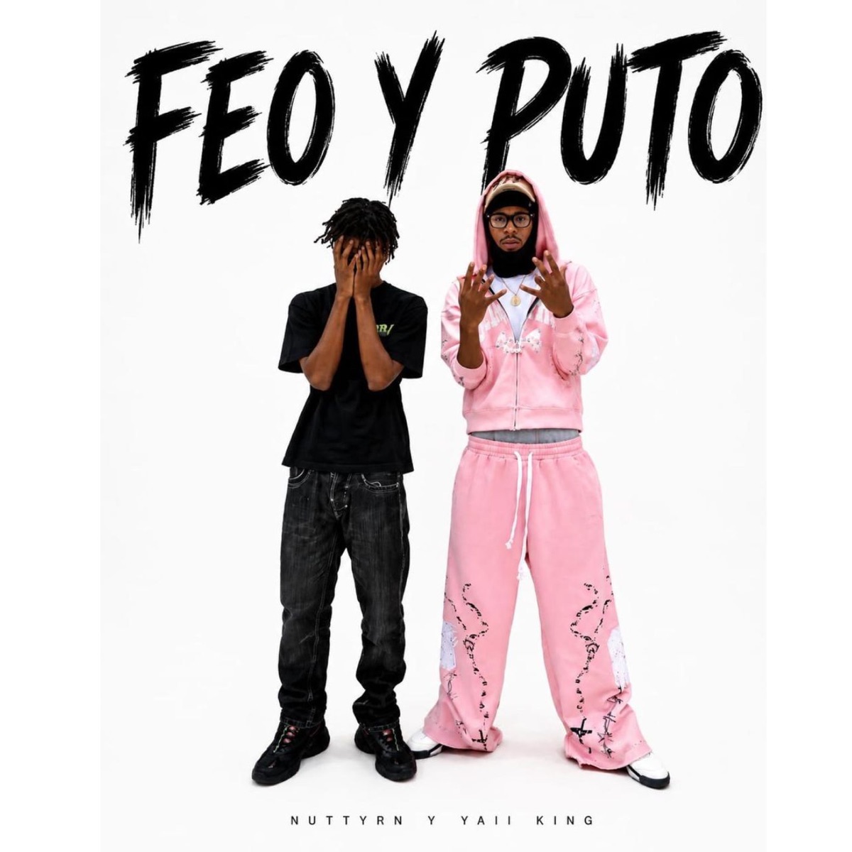 Feo Y P**o - Single by Nuttyrn, Yaii King & DJ Leury Prod album cover