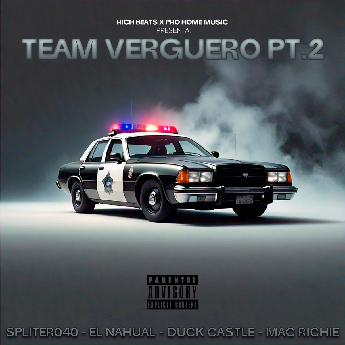 TEAM VERGUERO, Pt. 2 (feat. Mac Richie, El Nahual & Duck Castle) - Single by Splinter040 album cover