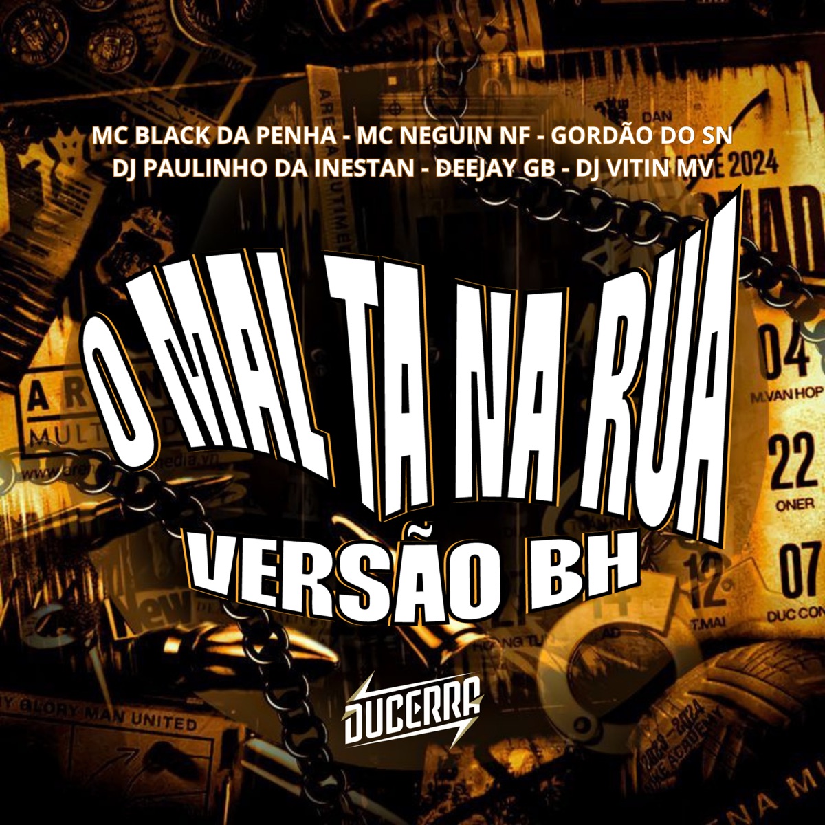 O MAL TA NA RUA ((VERSÃO BH)) [feat. DJ PAULIN DA INESTAN, DJ VITIN MV, DuCerra & Play No Game] - Single by MC BLACK DA PENHA, MC NEGUIN NF, GORDÃO DO SN & DEEJAY GB album cover