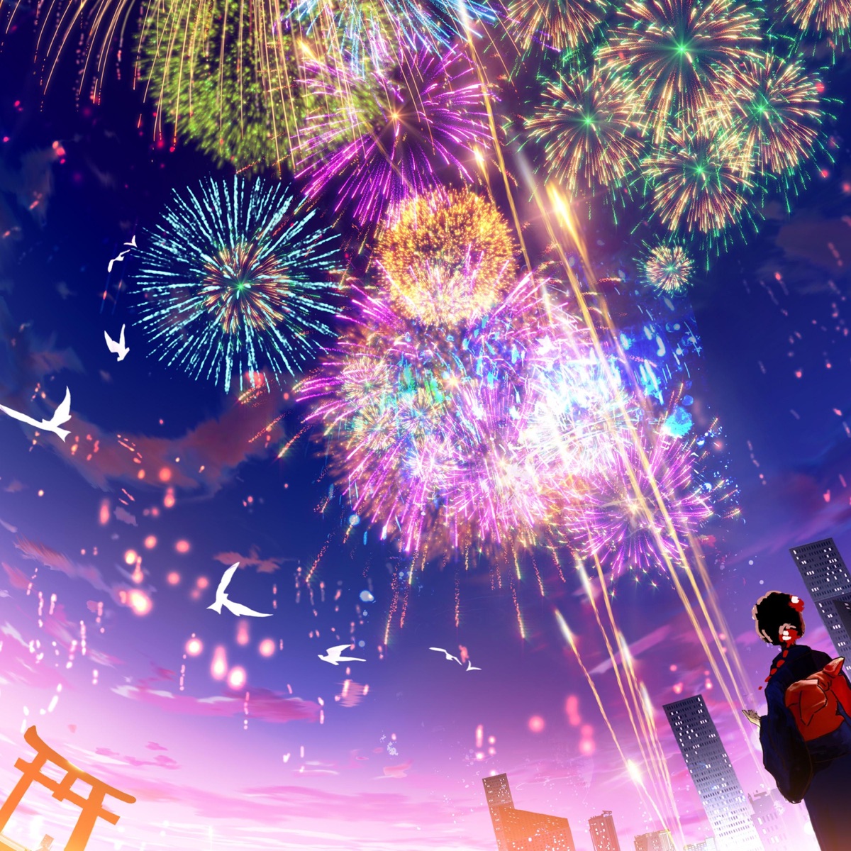 Firework (feat. Wülf Boi & Hypotoria) - Single by Kaze 風 album cover