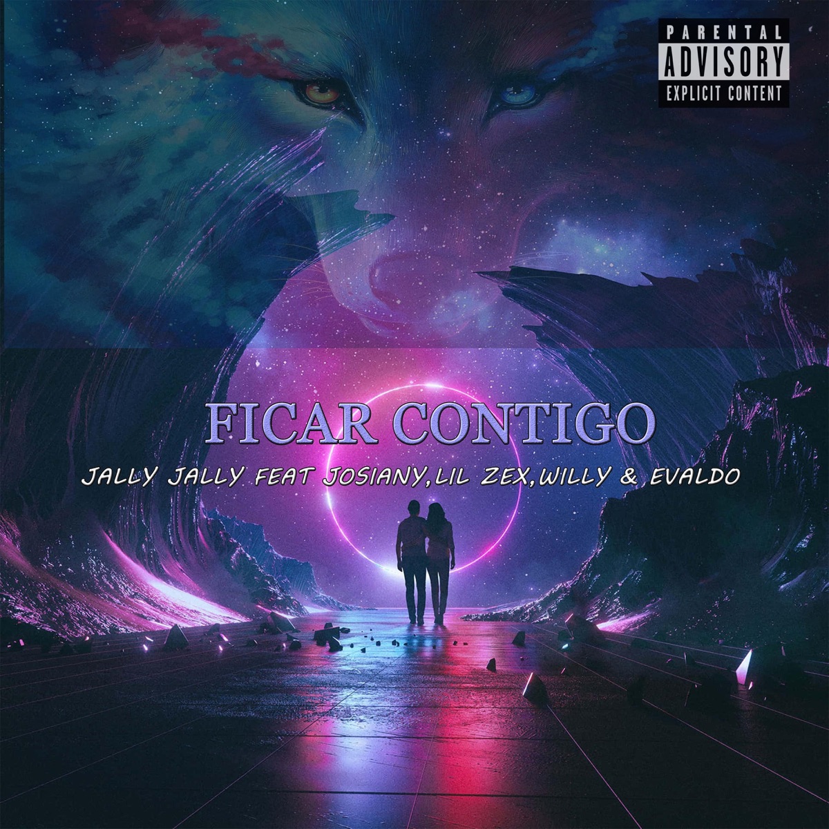 FICAR CONTIGO (feat. LIL ZEX, JOSIANY, WILLY BABY & EVALDO) - Single by Jally Jally album cover
