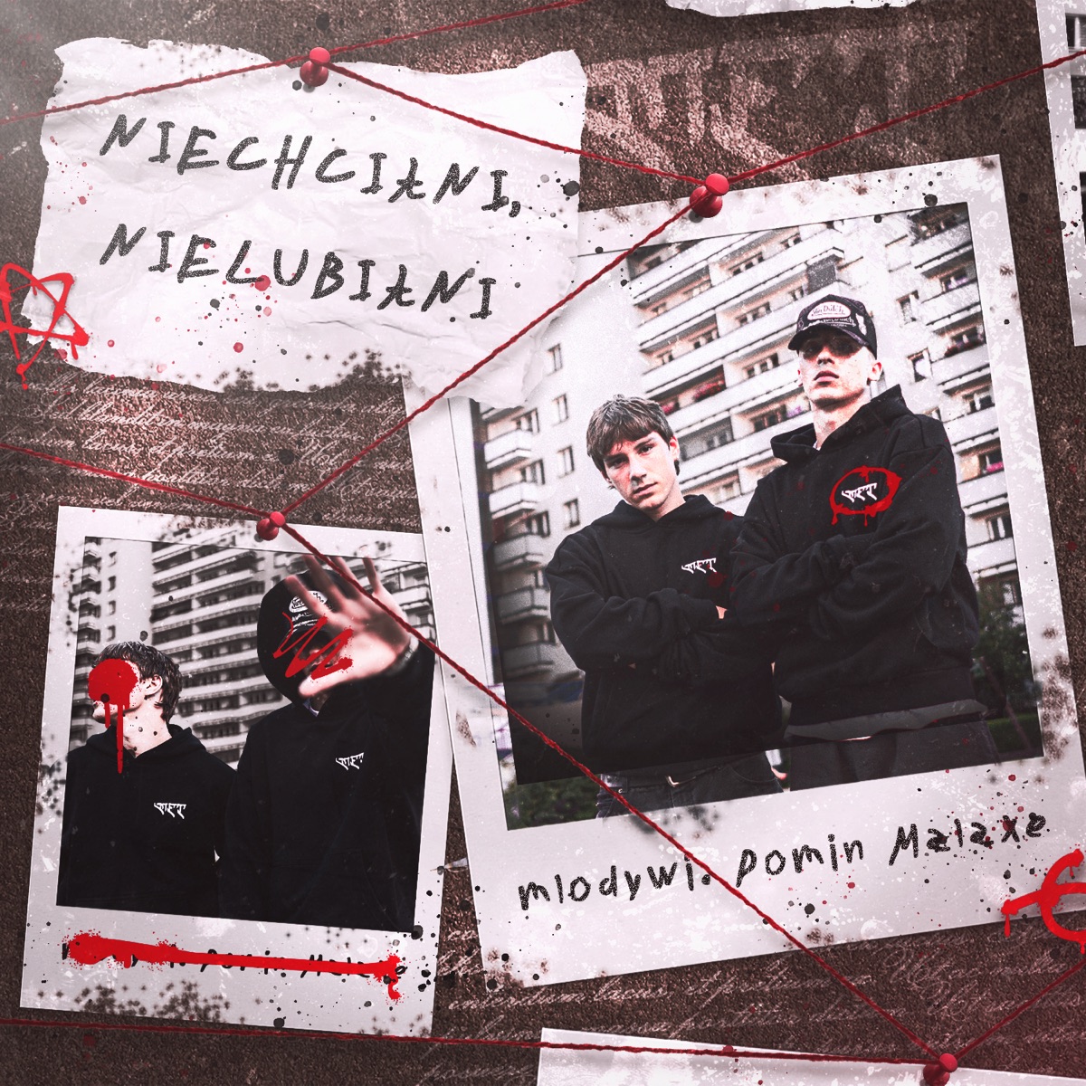 NIECHCIANI, NIELUBIANI (feat. Domin Malaxe) - Single by mlodywi. album cover