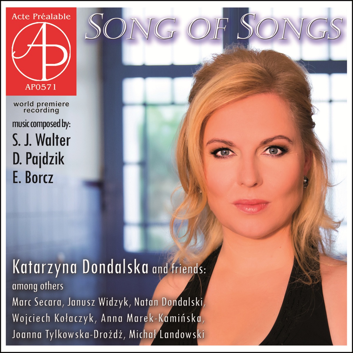 Song of Songs (World Premiere Recording) by Katarzyna Dondalska & Anna Marek-Kamińska album cover