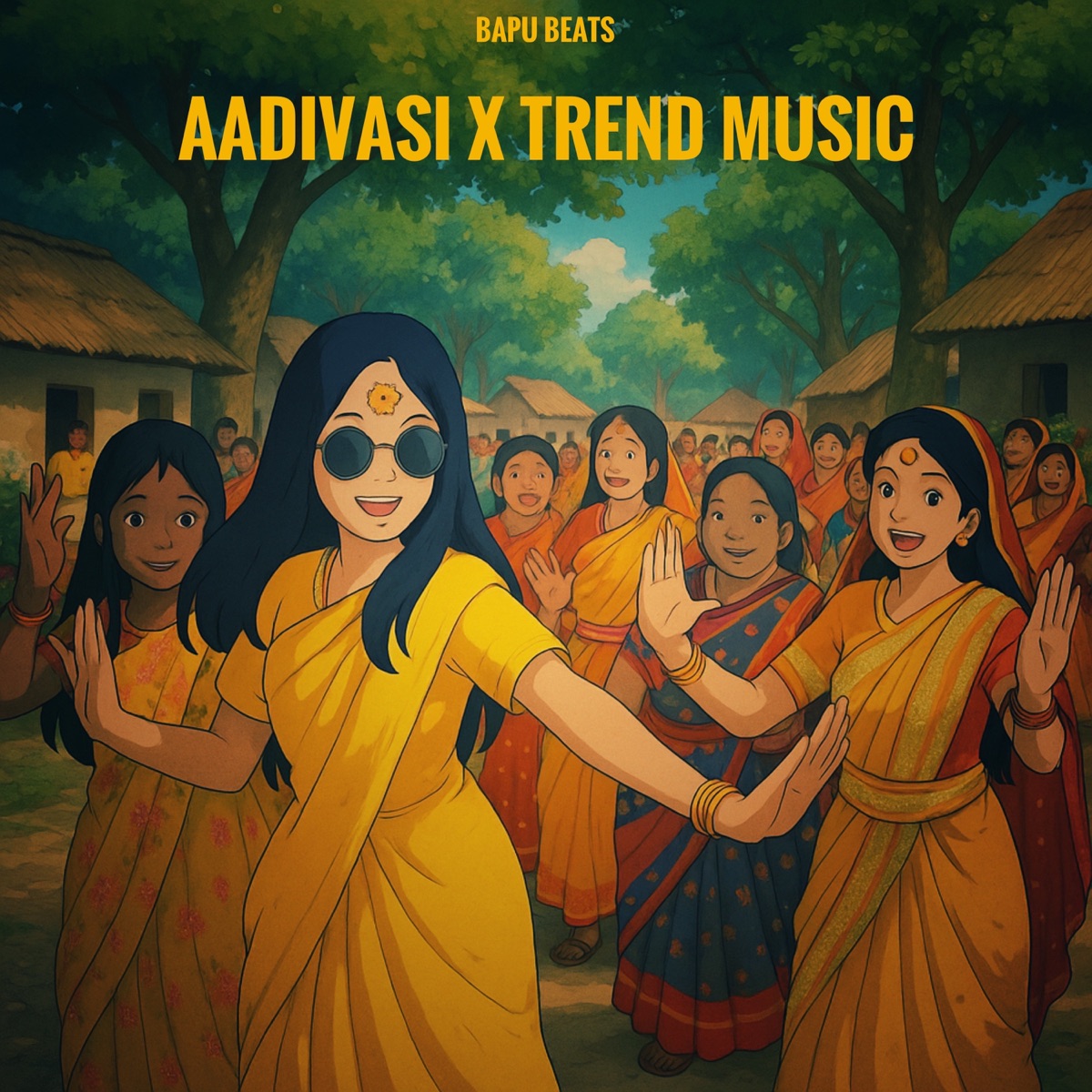 Aadivasi x Trend Music - Single by Bapu Beats album cover