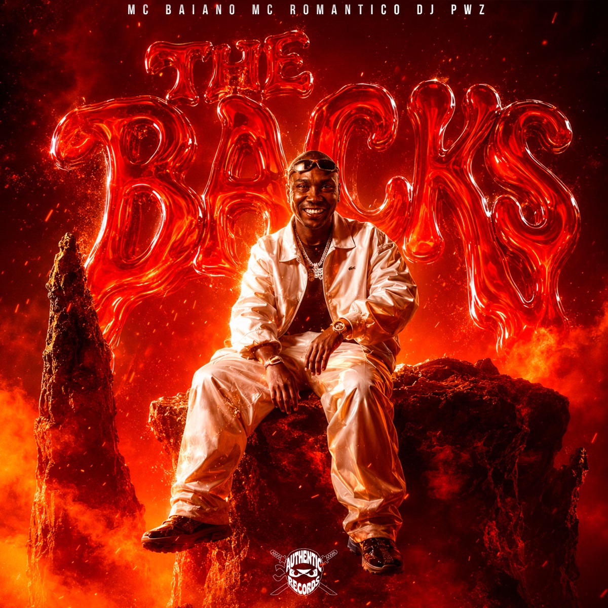 The Backs - Single by Mc Romântico & Mc Baiano album cover