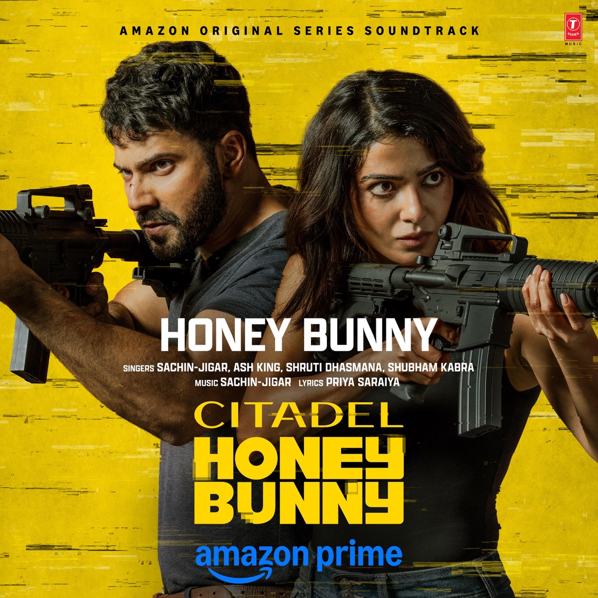Honey Bunny (From "Citadel Honey Bunny") - Single by Sachin-Jigar, Ash King, Shruti Dhasmana, Priya Saraiya & Shubham Kabra album cover