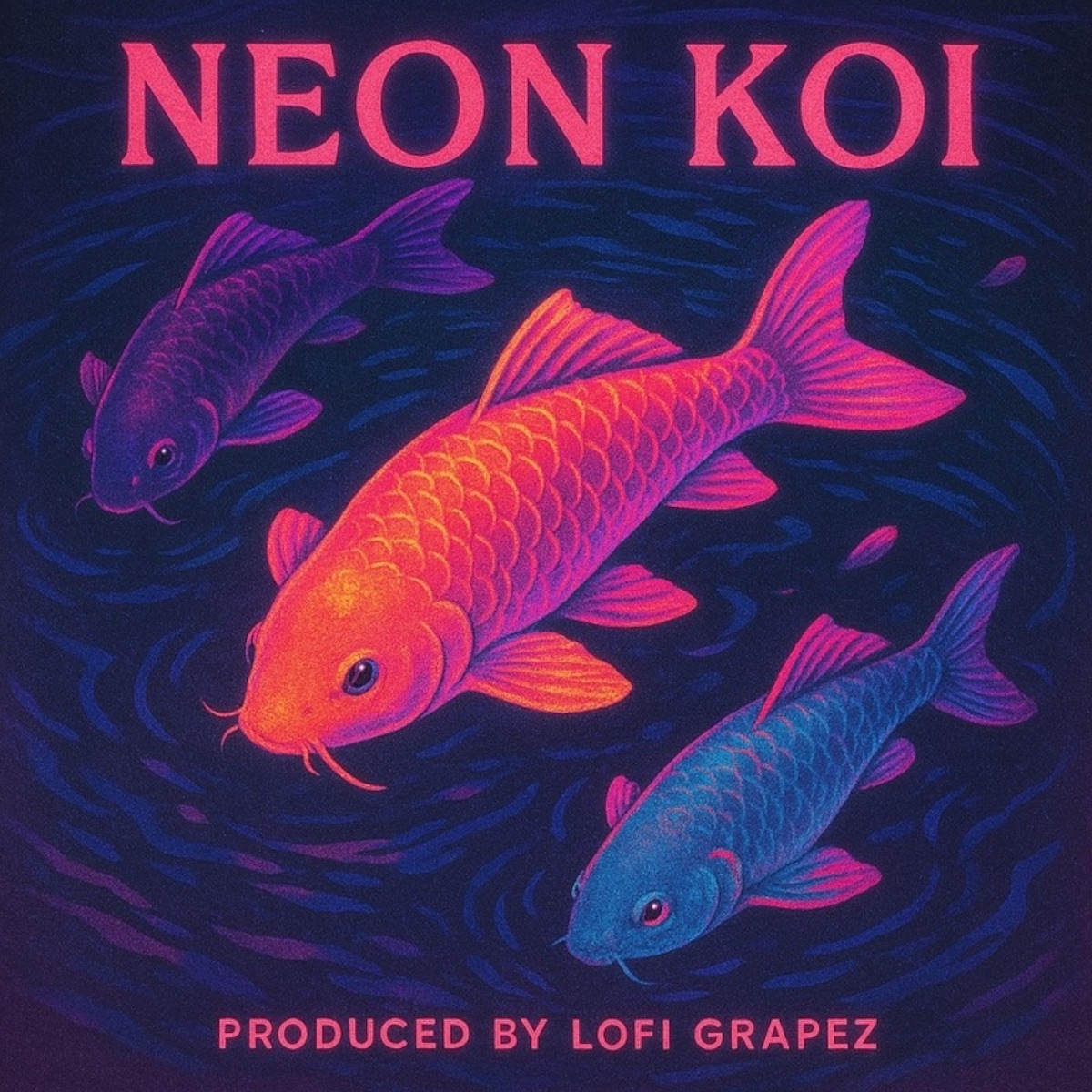 Neon Koi by lofi grapez album cover